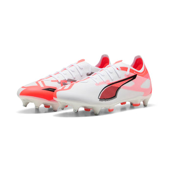 Puma ULTRA 5 MATCH MxSG White Glowing Red